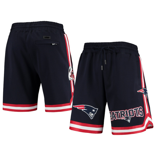 Men's New England Patriots Navy Shorts Men's New England Patriots Navy Shorts